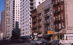 E. 86th Street, between 1st and 2nd Ave., NYC January 1985                